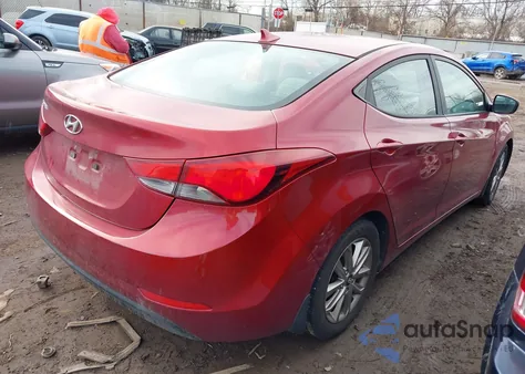 2015 Hyundai Elantra Se из США, поврежденный, VIN 5NPDH4AE1FH586912